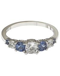 Suzy Levian - 18k & Silver 1.77 Ct. Tw. Sapphire Ring - Lyst