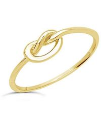 Sterling Forever - 14k Over Silver Love Knot Rings - Lyst