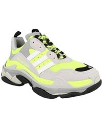 Balenciaga - X Adidas Triple S Leather Sneaker - Lyst