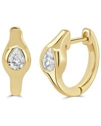 Sabrina Designs - 14K 0.26 Ct. Tw. Diamond Huggie Earrings - Lyst