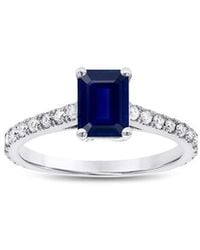 Diana M. Jewels - Fine Jewelry 14k 1.36 Ct. Tw. Diamond & Sapphire Ring - Lyst