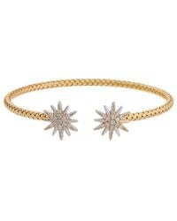 Meshmerise - 18K Over 0.25 Ct. Tw. Diamond Mesh Bangle Bracelet - Lyst