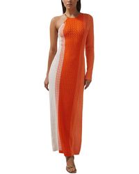 Reiss - Rena One Sleeve Knitted Dress - Lyst