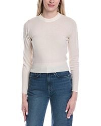 Brodie Cashmere - Fitted Wool & Cashmere-Blend Sweater - Lyst