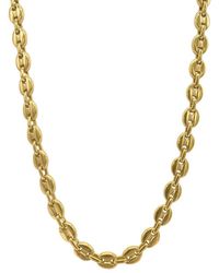 Adornia - 14k Plated Mariner Puff Chain Necklace - Lyst