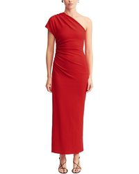 Shona Joy - Beau Asymmetrical Midi Dress - Lyst