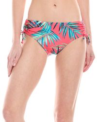 Next - Destination Mid-Rise Ruched Bikini Bottom - Lyst