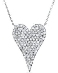 Sabrina Designs - 14K 0.36 Ct. Tw. Diamond Heart Necklace - Lyst