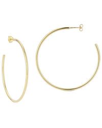 Glaze Jewelry - 14k Over Silver Thick Hoops - Lyst