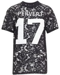 Givenchy - 2013 Lace Jersey T-Shirt, Size Fr (Authentic Pre-Loved) - Lyst