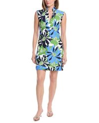 chinese dress ladies Jude Connally Megan Dress Blooms Navy main image 1