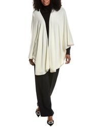 Sofiacashmere - Sofiacashmere Knit Wool & Cashmere-blend Cape - Lyst