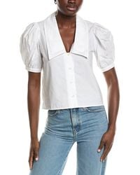 FRAME - The Sailor Blouse - Lyst
