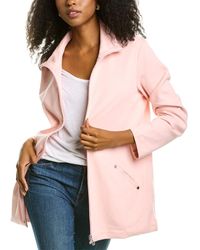 Joan Vass Mock Collar Jacket - Pink