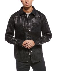 Helmut Lang - Foil Shirt Jacket - Lyst