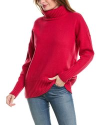 Hanro - Oversized Turtleneck Wool Sweater - Lyst
