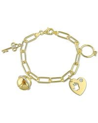 Rina Limor - Plated 0.14 Ct. Tw. Diamond Bracelet - Lyst
