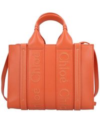 Chloé - Leather Small Woody Tote Never Carried (Authentic Pre-Loved) - Lyst