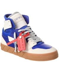 Off-White c/o Virgil Abloh - Off-whitetm Floating Arrow Leather & Suede High-top Sneaker - Lyst