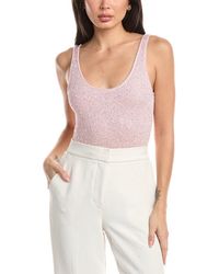 Toccin - Sheila Scoop Neck Thong Bodysuit - Lyst