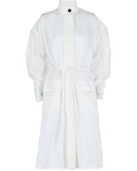Ferragamo - Hooded Trench Coat - Lyst