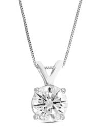 Amairah - 14K 0.66 Ct. Tw. Lab-Grown Diamond Pendant Necklace - Lyst