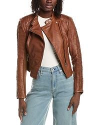 Lamarque - Signature Leather Jacket - Lyst