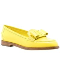 Ferragamo - Viva Bow Leather Loafer - Lyst