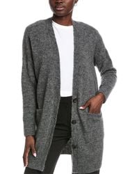 Eileen Fisher - Wool & Mohair-Blend Cardigan - Lyst