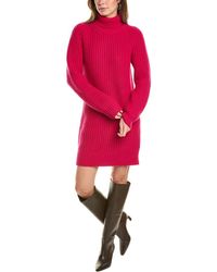 Michael Kors - Cashmere Ribbed Sweater Dress - Lyst
