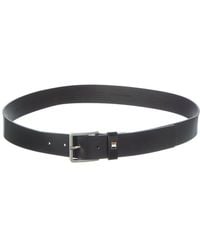 BOSS - Ther Flag Leather Belt - Lyst