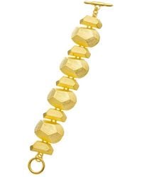 Kenneth Jay Lane - Plated Toggle Bracelet - Lyst