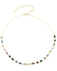 Sphera Milano - 14K Over Cz Choker Necklace - Lyst
