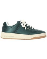 Saint Laurent - Satin Sl/61 Low-Top Sneaker (Authentic Pre-Loved) - Lyst