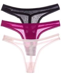 On Gossamer - On Gossamer 3Pk Gossamer Mesh Hip G Thong Underwear - Lyst