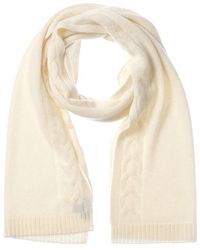 Bruno Magli - Cable Border Cashmere Scarf - Lyst