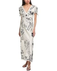 Mother - The Cap And Gown Midi Dress - Lyst