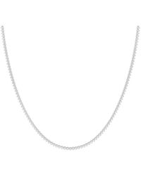 Lab Grown Diamonds - 14K 5.00 Ct. Tw. Lab-Grown Diamond Tennis Necklace - Lyst