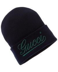 Gucci - Logo Wool Beanie - Lyst
