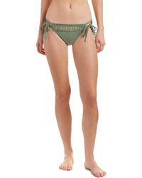 Robin Piccone Sophia Side-tie Bottom - Green