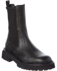Ferragamo - Oderico Leather Boot - Lyst