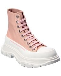 McQueen - Tread Slick Canvas Boot - Lyst