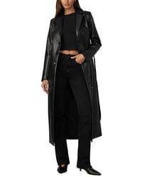 Joe's Jeans - The Vegan Leather Long Coat - Lyst