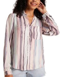 Bella Dahl - Rounded Hem Button-Down Shirt - Lyst