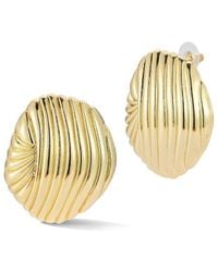 Glaze Jewelry - Plated Shell-Inspired Statement Stud Earrings - Lyst