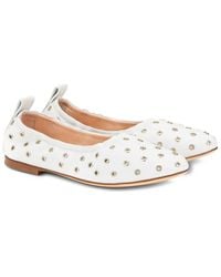 Agl Attilio Giusti Leombruni - Milly Ring Leather Ballet Flat - Lyst