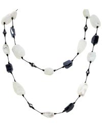 Margo Morrison - Coated Spinel, Moonstone, Hematite Necklace - Lyst