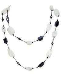 Margo Morrison - Coated Spinel, Moonstone, Hematite Necklace - Lyst