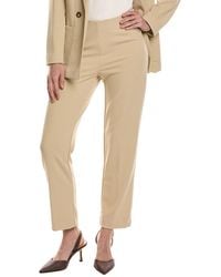 Anne Klein - Petite Pull On Hollywood Waist Straight Ankle Pant - Lyst