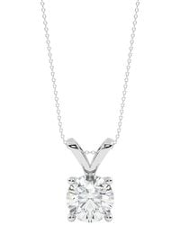 Diamond Select Cuts - 14K 0.75 Ct. Tw. Diamond Pendant Necklace - Lyst